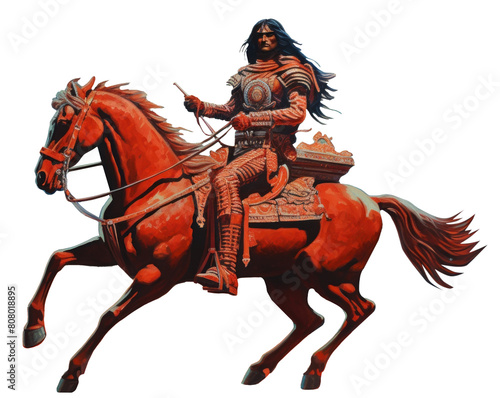 PNG Space indian riding a horse animal mammal space.