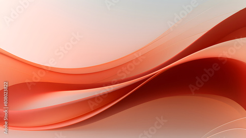 abstract smooth curved lines poster background