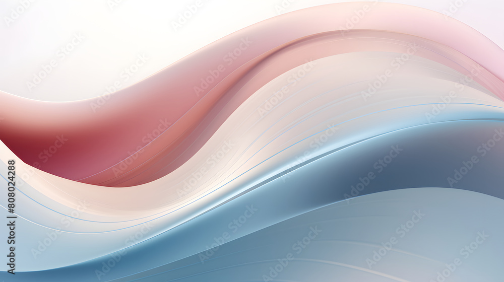 Obraz premium abstract smooth curved lines poster background