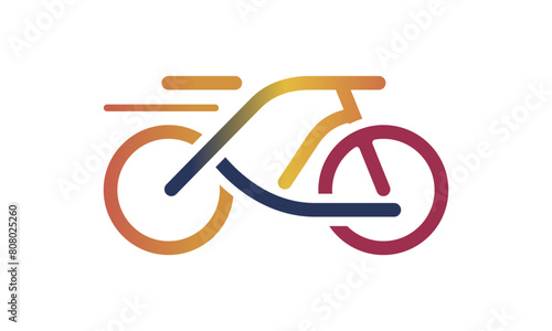 Simple Bike Line Logo