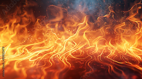 Abstract Fire Background.