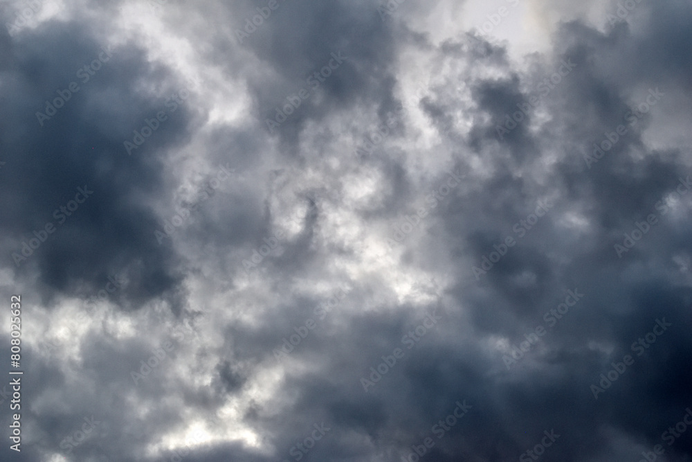 Clouds and Sunlight in Sky on Stormy Day Clouds and Sunlight in Sky on Stormy Day