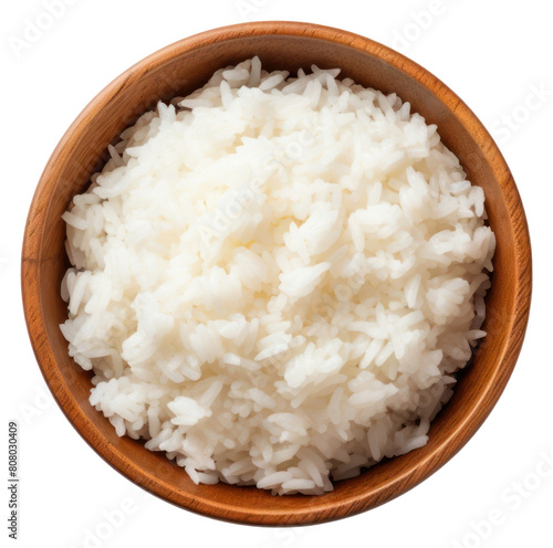 PNG Rice white food bowl.
