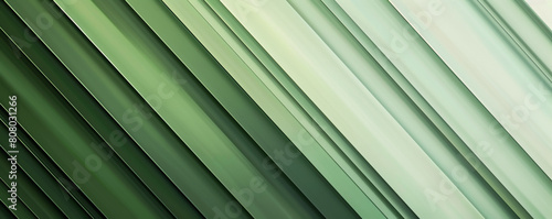 Sleek abstract design with diagonal gradient lines from forest green to pale green