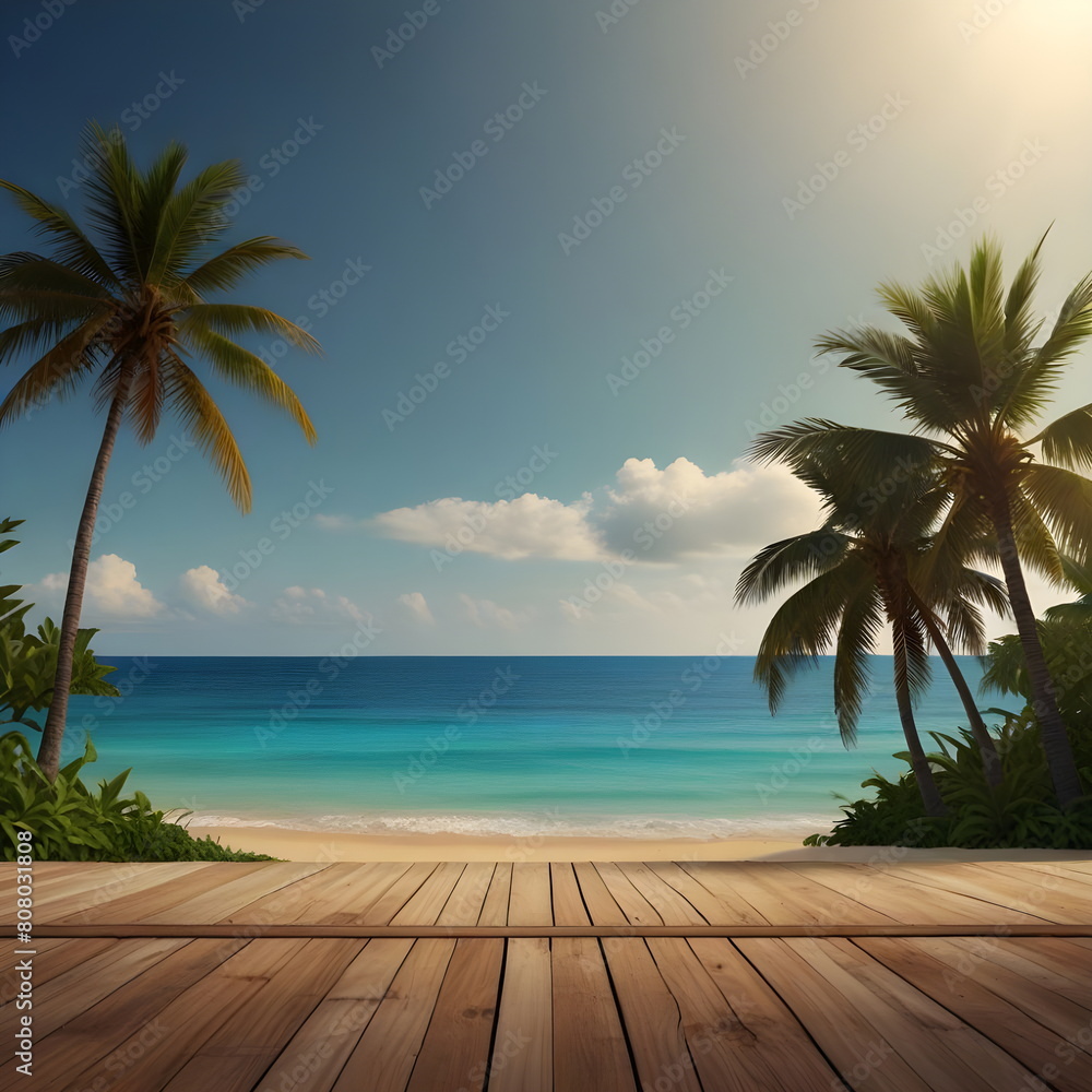 Fototapeta premium summer-themed background
