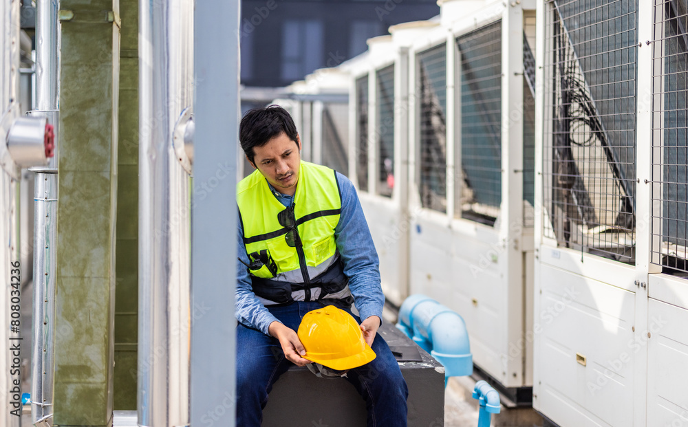 HVAC worker face fatigue, headaches, stress from long shifts and high expectations, impacting focus HVAC worker face fatigue, headaches, stress from long shifts and high expectations, impacting focus