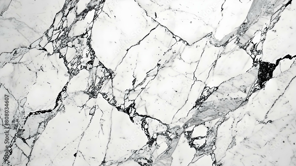 Fototapeta premium Elegant Interior Design and Art: Luxurious White Marble Texture Wallpaper. Concept Luxurious Interiors, White Marble Design, Elegant Art, Interior Wallpaper