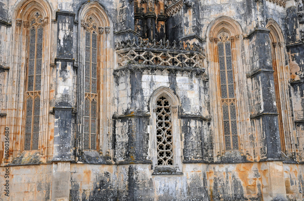 Batalha, Portugal - july 3 2010 : picturesque monastery