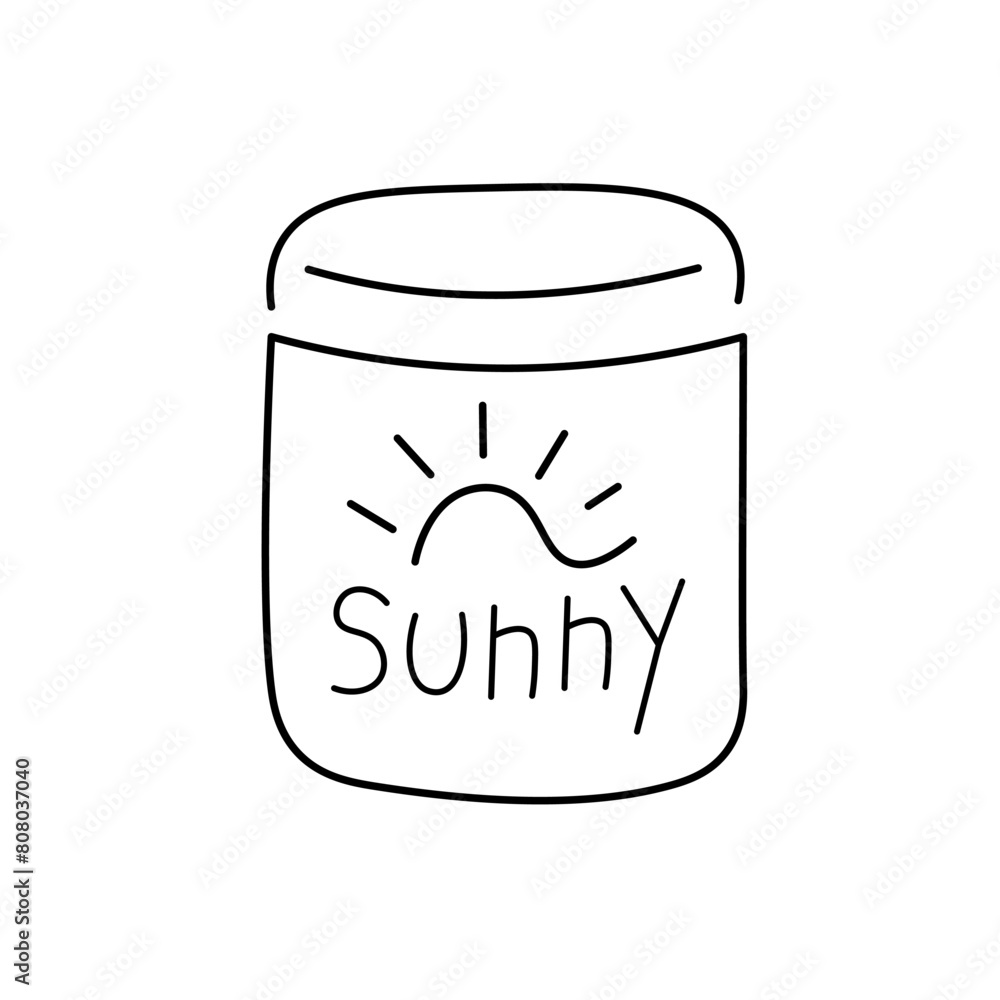 isolated linear icon sunscreen tube on the theme of summer and vacation. design for logo sticker print poster isolated linear icon sunscreen tube on the theme of summer and vacation. design for logo sticker print poster