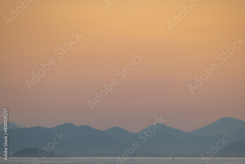 Mountains at sunrise