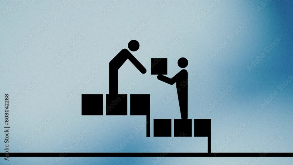 animation of cooperation that will result in success animation of cooperation that will result in success