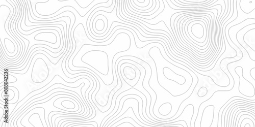 Topographic map background geographic line map with elevation assignments. The black on white contours vector topography stylized height of the lines map.	