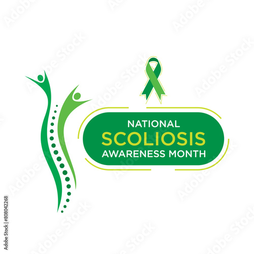 Scoliosis Awareness Month, usually in June, raises awareness about the sideways curvature of the spine.