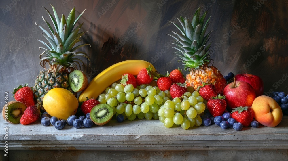 tropical fruits generative ai