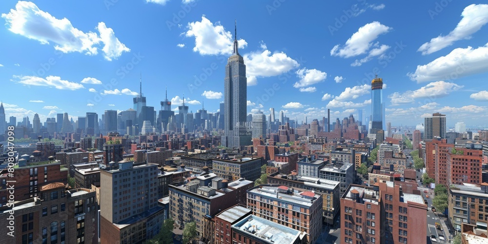 Obraz premium New York Cityscape with Empire State Building