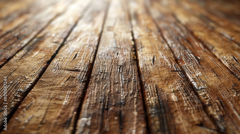 Close-Up of a Scratched Wooden Floor, Highlighting Rich Textures and Deep Colors for Design Use. Close-Up of a Scratched Wooden Floor, Highlighting Rich Textures and Deep Colors for Design Use.