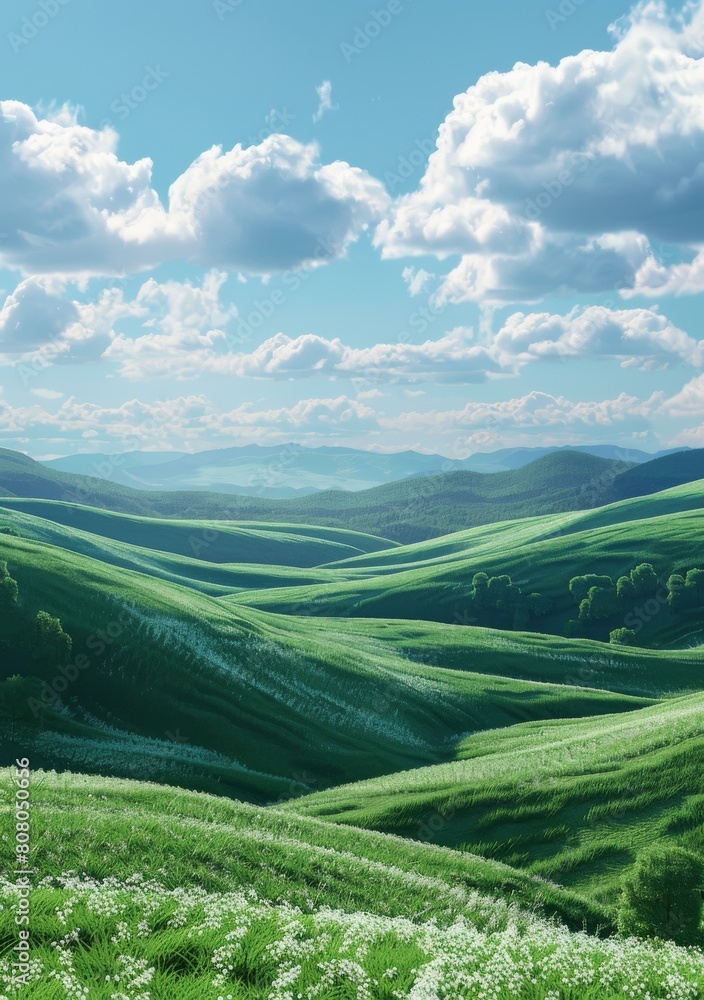 Landscape photography of green rolling hills Landscape photography of green rolling hills