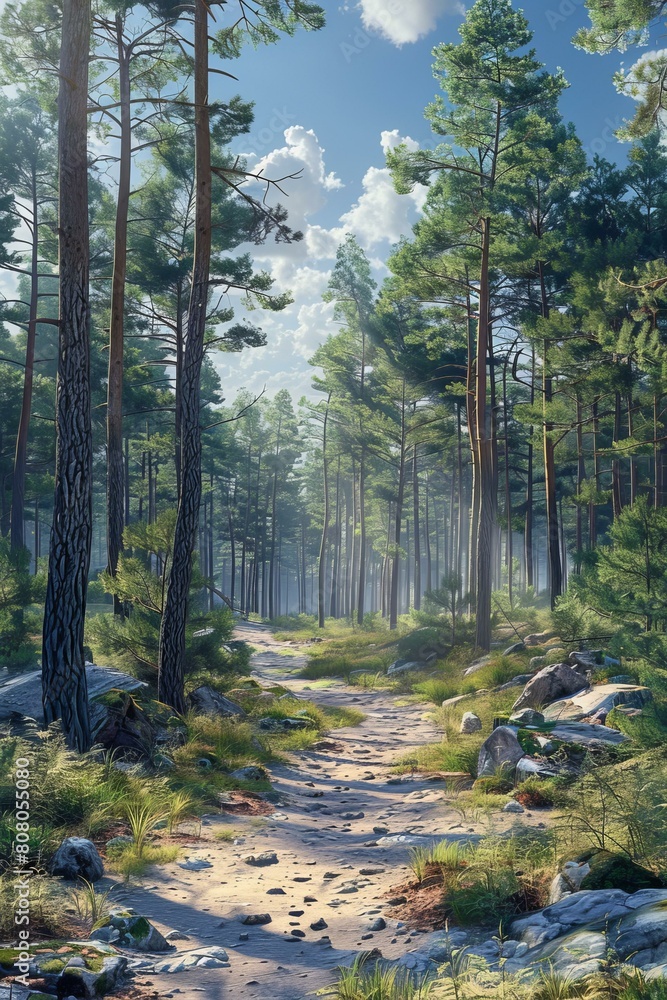 Obraz premium The Lonesome Path