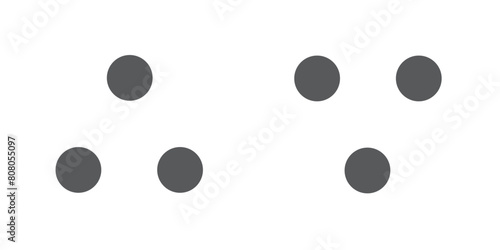 Therefore and Because Isolated Symbol Vector Illustration. Signs and Symbols