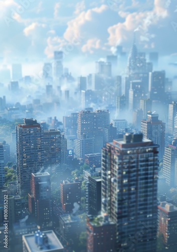 A Metropolis of High-Rise Buildings