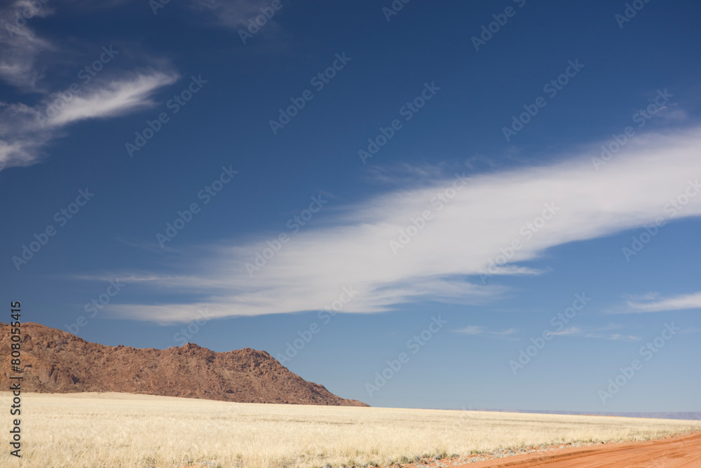 Namibia landscape with a lonely autumn day Namibia landscape with a lonely autumn day