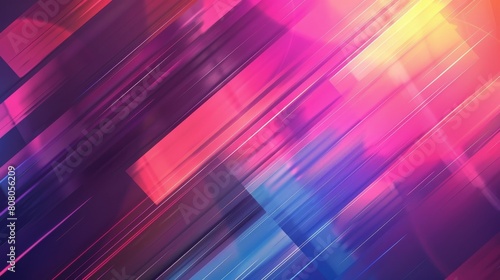 Trendy Abstract Background  A Fusion of Colors and Shapes