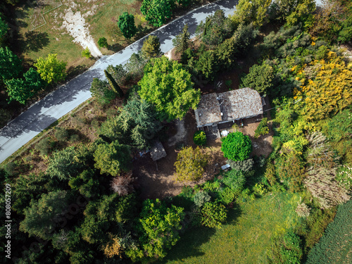 central Italy view from above