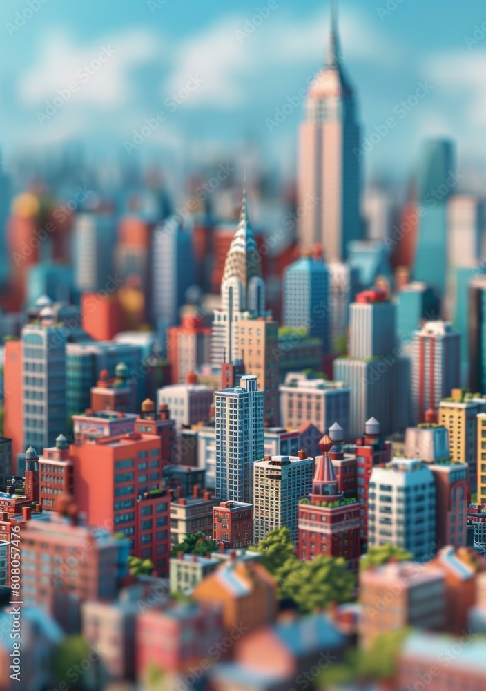 Small buildings in a big city Small buildings in a big city