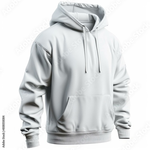 White pullover hoodie © duyina1990