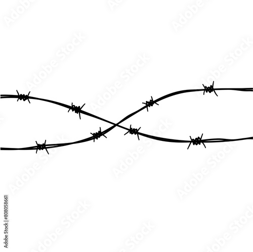 Barbed Wire Vektor 