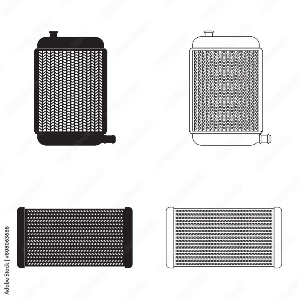 Fototapeta premium Radiator icon