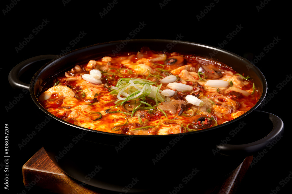 soup korea on background soup korea on background