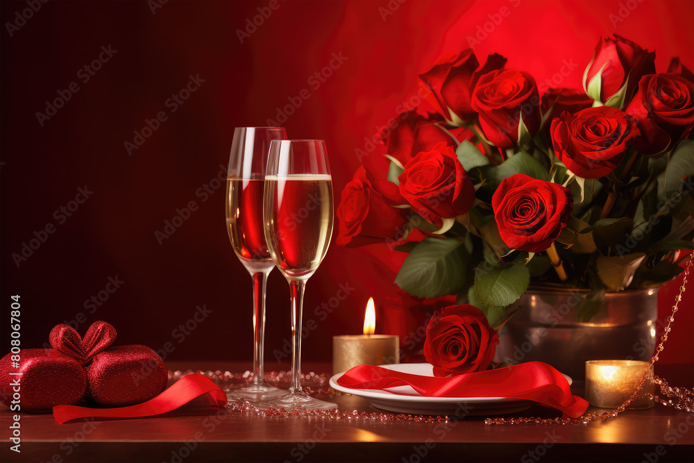 dinner on valentine day background dinner on valentine day background