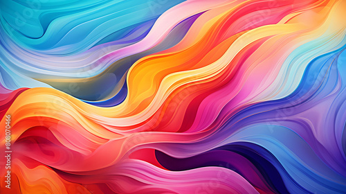 Design an abstract background with vibrant, pulsating colors.
