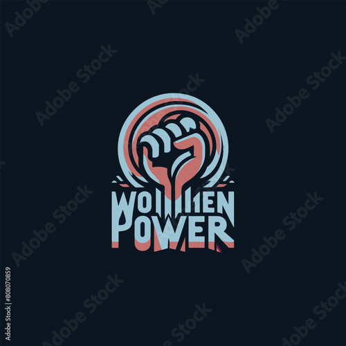 international women day logo, women freedom, women empower logo,  women power logo
