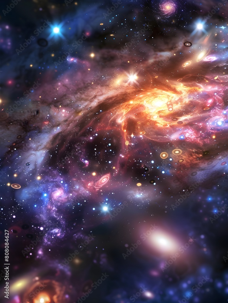 Breathtaking Cosmic Explosion in Vibrant Interstellar Nebula Showcases Awe Inspiring Celestial Spectacle