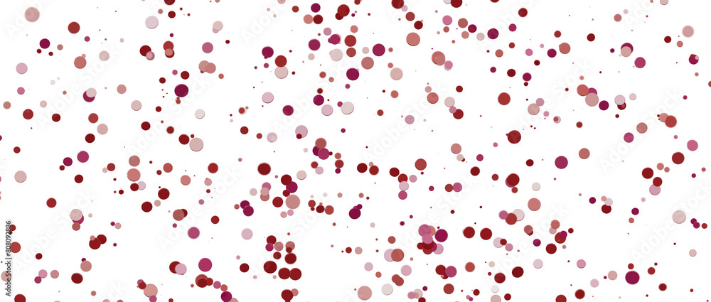 confetti png. red confetti falls from the sky. Glittering confetti on a transparent background. Holiday