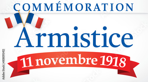 ARMISTICE DRAPEAUX 11 NOVEMBRE 1918 - V2