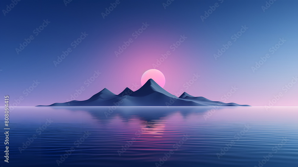 purple mountains landscape abstract graphic poster web page PPT background purple mountains landscape abstract graphic poster web page PPT background
