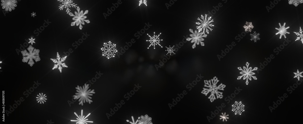 Snowflakes - Abstract Gold Star Falling Soft Focus Background, 3D rendering. Snowflakes - Abstract Gold Star Falling Soft Focus Background, 3D rendering.