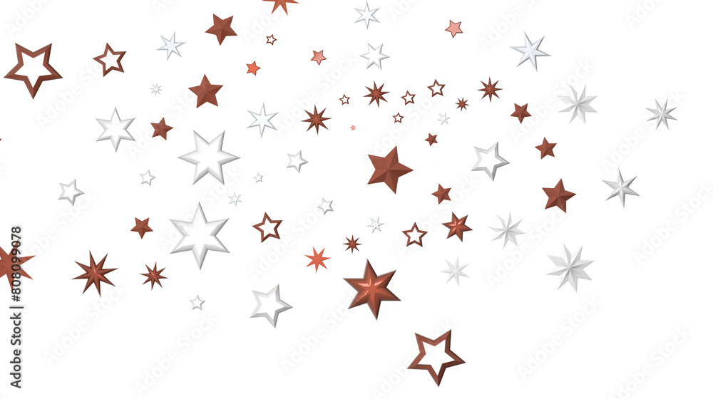 Yuletide Star Descent: Striking 3D Illustration Showcasing Falling Festive Stellar Fragments Yuletide Star Descent: Striking 3D Illustration Showcasing Falling Festive Stellar Fragments