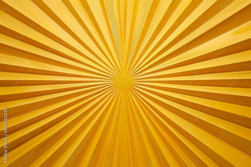 Radiant sunburst pattern in yellow, ideal for designs needing a focal point or attentiongrabbing background