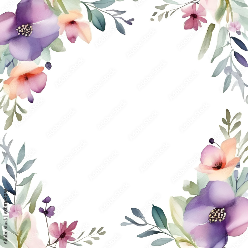 Fototapeta premium Default_Empty_background_available_for_invitations_with_pattern.Generative AI