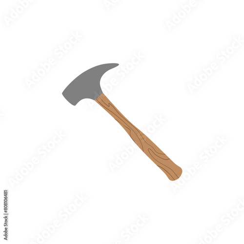 Hammer Icon With wooden Handles