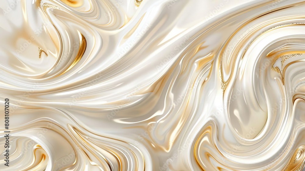 Soft swirls in a cream and gold abstract design, evoking luxury and elegance Soft swirls in a cream and gold abstract design, evoking luxury and elegance