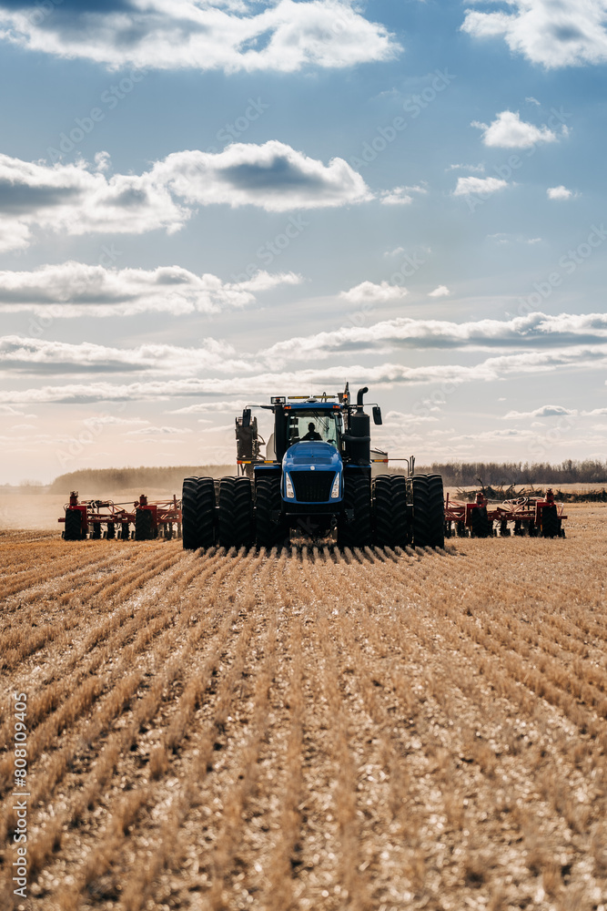 Fototapeta premium Air Seeder Agriculture Farming