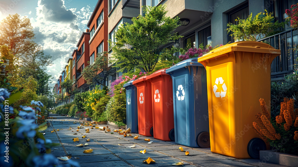 Residential community embraces recycling with new bins Residential community embraces recycling with new bins