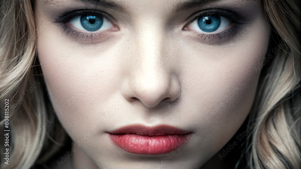 Fototapeta premium Portrait of a beautiful woman