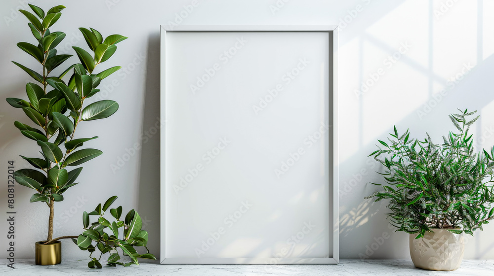 Empty Poster Frame Ready for Design on White
Empty Poster Frame Ready for Design on White