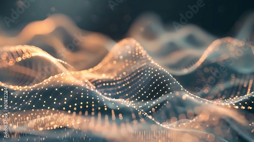 Sound waves from AIRDOTS rippling through the air, creating an enchanting blur in their wake photo